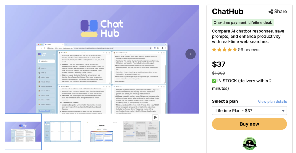 Ninjachat.ai vs Chathub