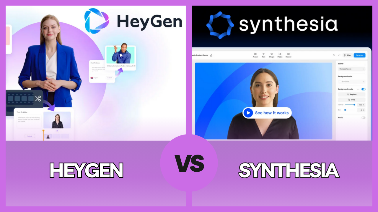 Heygen vs Synthesia: ¿Qué Plataforma de Avatares en Video Elegir para Tus Videos?